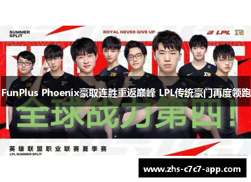 FunPlus Phoenix豪取连胜重返巅峰 LPL传统豪门再度领跑